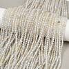 Natural White Topaz Beads Strands G-RM241221-C21-1