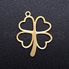 304 Stainless Steel Hollow Pendants STAS-Q201-JN296-2-1