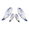 Transparent Epoxy Resin Pave Rhinestone Big Pendants RESI-TAC0021-97B-2