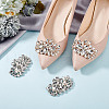 GOMAKERER 4Pcs 2 Colors Detachable Flower Shoe Decoration AJEW-GO0001-95-4