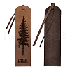 Cowhide Leather Labels AJEW-WH0386-0048-8