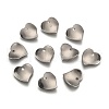 Tarnish Resistant 304 Stainless Steel Heart Charms X-STAS-M004-02-1