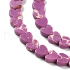 Dyed Synthetic Imperial Jasper Beads Strands G-M403-A35-02-4