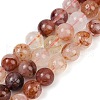Natural Hematoid Quartz/Ferruginous Quartz Beads Strands G-U026-A09-10mm-2