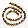 Electroplate Non-magnetic Synthetic Hematite Bead Strands G-F300-28-03-2