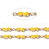 Handmade Alloy Enamel S Shape Link Chains ENAM-F138-05C-RS-2