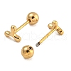 304 Stainless Steel Cartilage Earrings EJEW-B066-01A-G-2