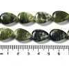 Natural Teardrop Xinyi Jade/Chinese Southern Jade Beads Strands G-L242-23-5