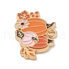 Thanksgiving Day Alloy Pendants ENAM-R007-01G-08-2