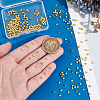 Unicraftale 300Pc Brass Spacer Beads FIND-UN0015-46G-5