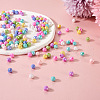  Jewelry 800Pcs 8 Colors Opaque Acrylic Beads MACR-PJ0001-05-6