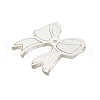 Laser Mirror Face Acrylic Pendants OACR-G046-02A-2