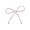 Alloy & Glass Bowknot Chandelier Component Links PALLOY-D360-01F-1