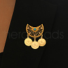 Bohemian Geometric Half Round Pins KC3009-3