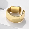 Brass Cuff Rings RJEW-C120-13G-3