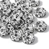 Brass Rhinestone Spacer Beads RB-YW0001-05D-01P-1