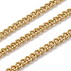 Brass Textured Curb Chains CHC-H113-23G-1
