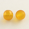 Spray Painted Glass Round Bead Strands DGLA-Q015-10mm-28-1