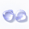 Transparent Spray Painted Glass Beads GLAA-T016-29E-2