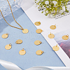 SUPERFINDINGS 60Pcs Brass Pendants FIND-FH0009-78A-5