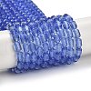 Transparent Glass Beads Strands GLAA-G112-05E-1