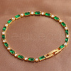 Adjustable Brass Micro Pave Cubic Zirconia Bracelets WGD60E7-08-1
