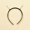 Plastic Hair Bands Findings with Springs OHAR-PW0003-192A-1