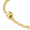 Vacuum Plating 304 Stainless Steel Satellite Chains Anklet for Women STAS-E001-25G-2