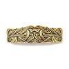 Vintage Viking Knot Alloy Hair Barrettes AJEW-K048-01AG-1