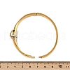 201 Stainless Steel with Rhinestone Bangles for Women BJEW-B138-03G-5