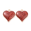 Alloy Enamel Pendants PALLOY-D015-03B-2