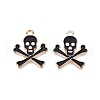 Halloween Theme Alloy Enamel Pendants PALLOY-N176-39B-RS-1