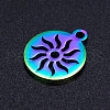 Ion Plating(IP) 201 Stainless Steel Charms STAS-Q201-JN181-2
