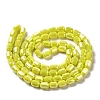 Electroplate Glass Beads Strands EGLA-D031-01I-2