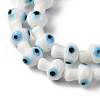 Handmade Evil Eye Lampwork Beads Strands LAMP-S069-01A-04-3