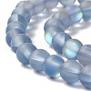 Synthetic Moonstone Beads Strands G-E573-01A-23-4