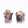 Tibetan Style European Beads MPDL-Q194-R-FF-2
