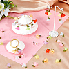 80Pcs 10 Colors Acrylic Shell Pearl Pendants PALLOY-FH00060-5
