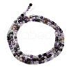 Natural Purple Fluorite Beads Strands G-RM2025-32B-04-5
