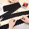 15 Yards Cotton Embroidery Hollow Flower Lace Trim OCOR-WH0003-047C-3