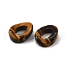 Natural Tiger Eye Pendants G-Z082-01B-2