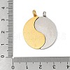 304 Stainless Steel Split Pendants STAS-U040-11A-4
