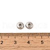 Tarnish Resistant Rondelle 304 Stainless Steel Beads STAS-S028-38-5