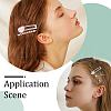 SUNNYCLUE 100Pcs Iron Hair Clip Findings PHAR-SC0001-002A-5