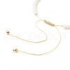 Adjustable Nylon Thread Braided Bead Bracelets BJEW-JB06450-02-5