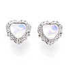 Alloy Glass European Beads FIND-N009-13P-1