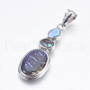 Abalone Shell/Paua Shell Pendants SSHEL-P014-19-1