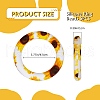 5Pcs Ring Food Grade Eco-Friendly Silicone Focal Beads JX894G-2