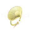 Brass Cuff Rings for Women RJEW-C123-08D-G-4