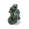 Natural Green Spot Jasper Display Decorations DJEW-P019-A07-3
